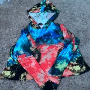 Colorful hoodie size medium
